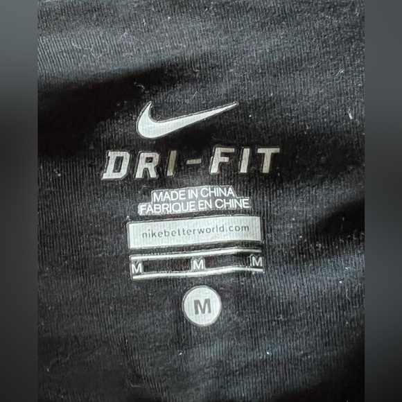 Nike ombré striped cropped leggings. Size medium - Picture 3 of 5